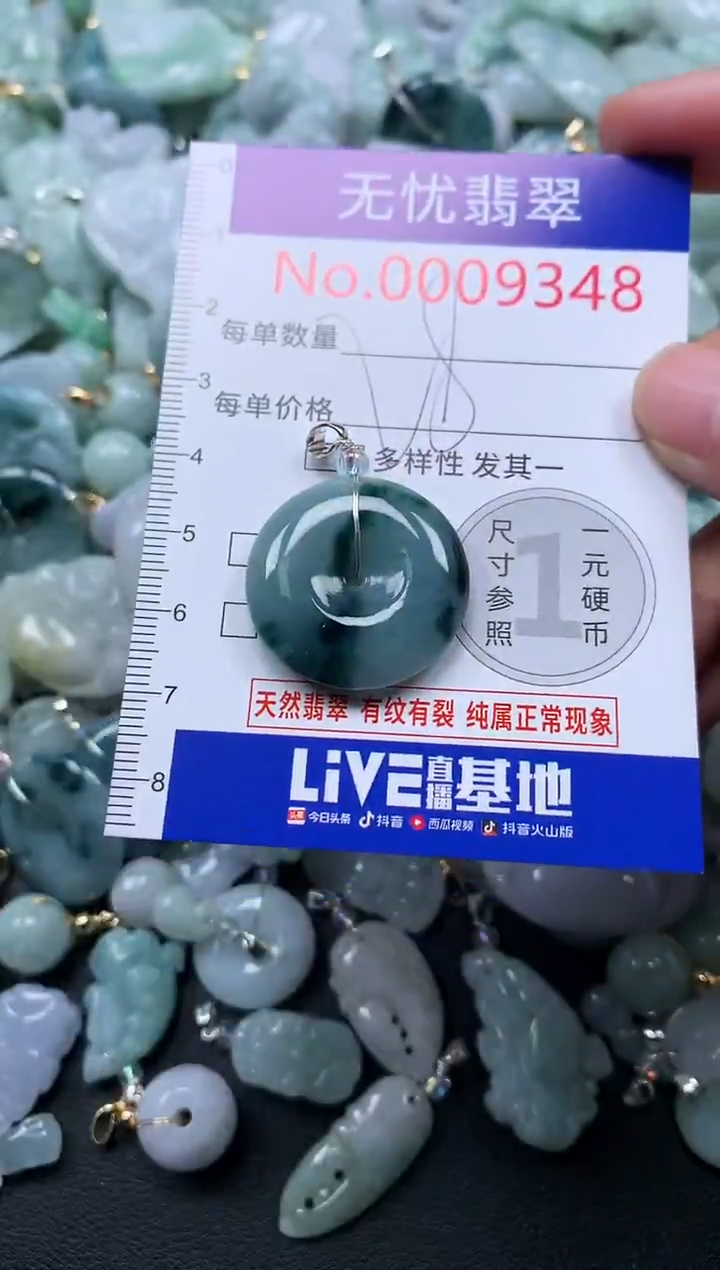 颈饰未镶嵌翡翠9348