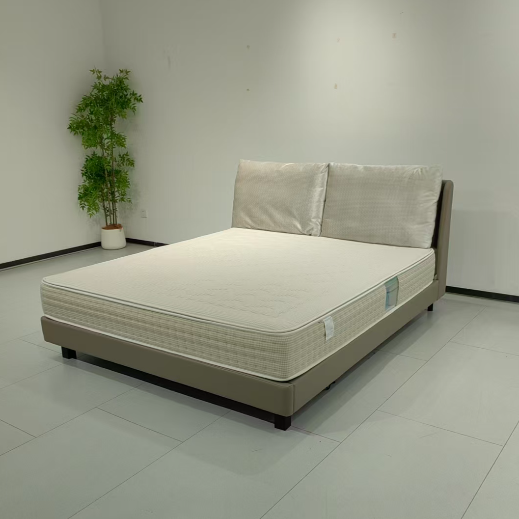 长风【T-992】山姆床 轻奢简约极简大气百搭款 全实木框架主卧床