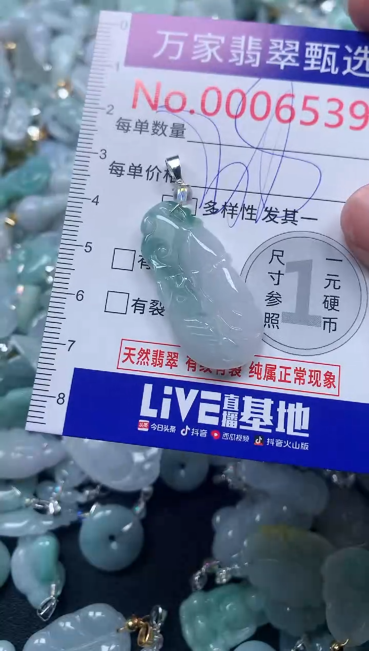 颈饰未镶嵌翡翠6539