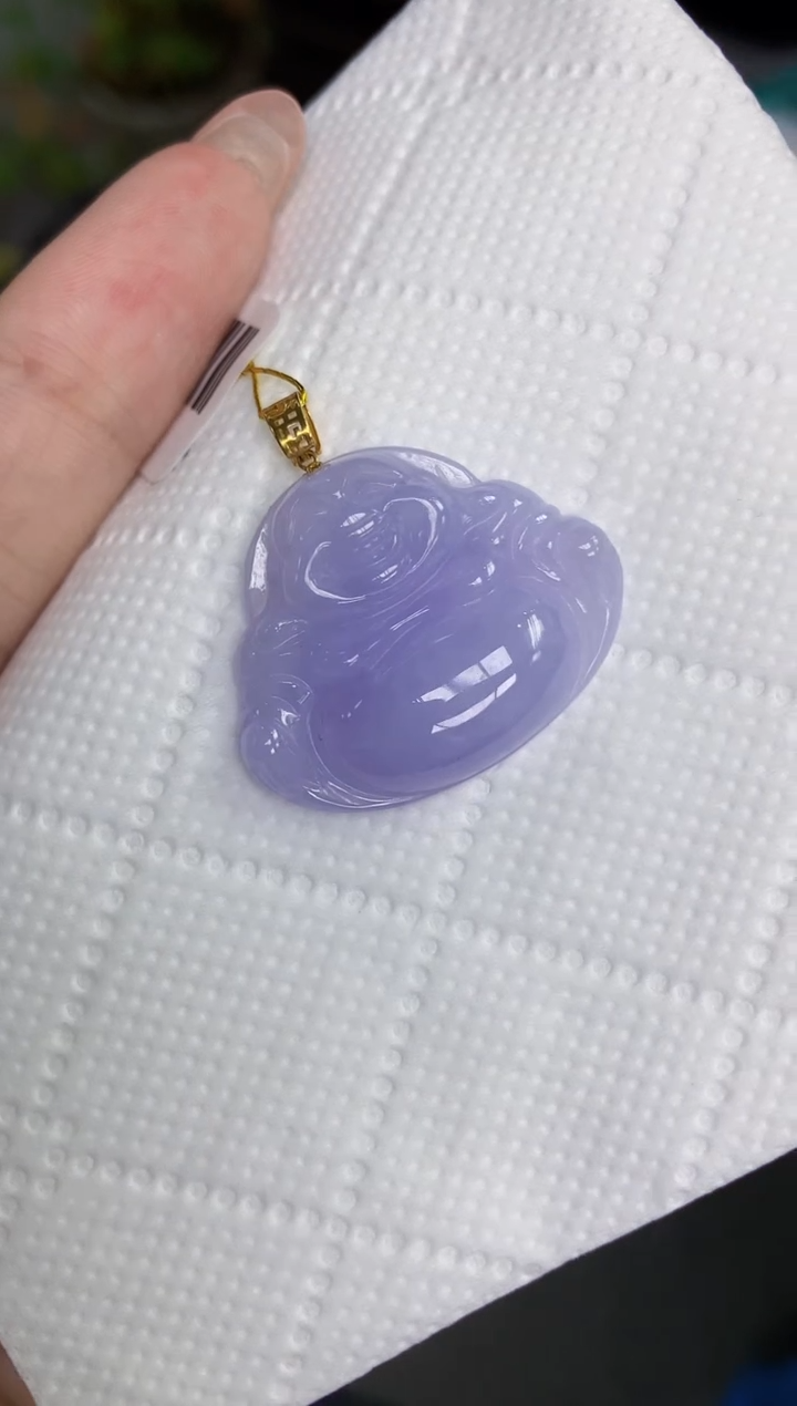 颈饰18K金镶嵌翡翠11111111111