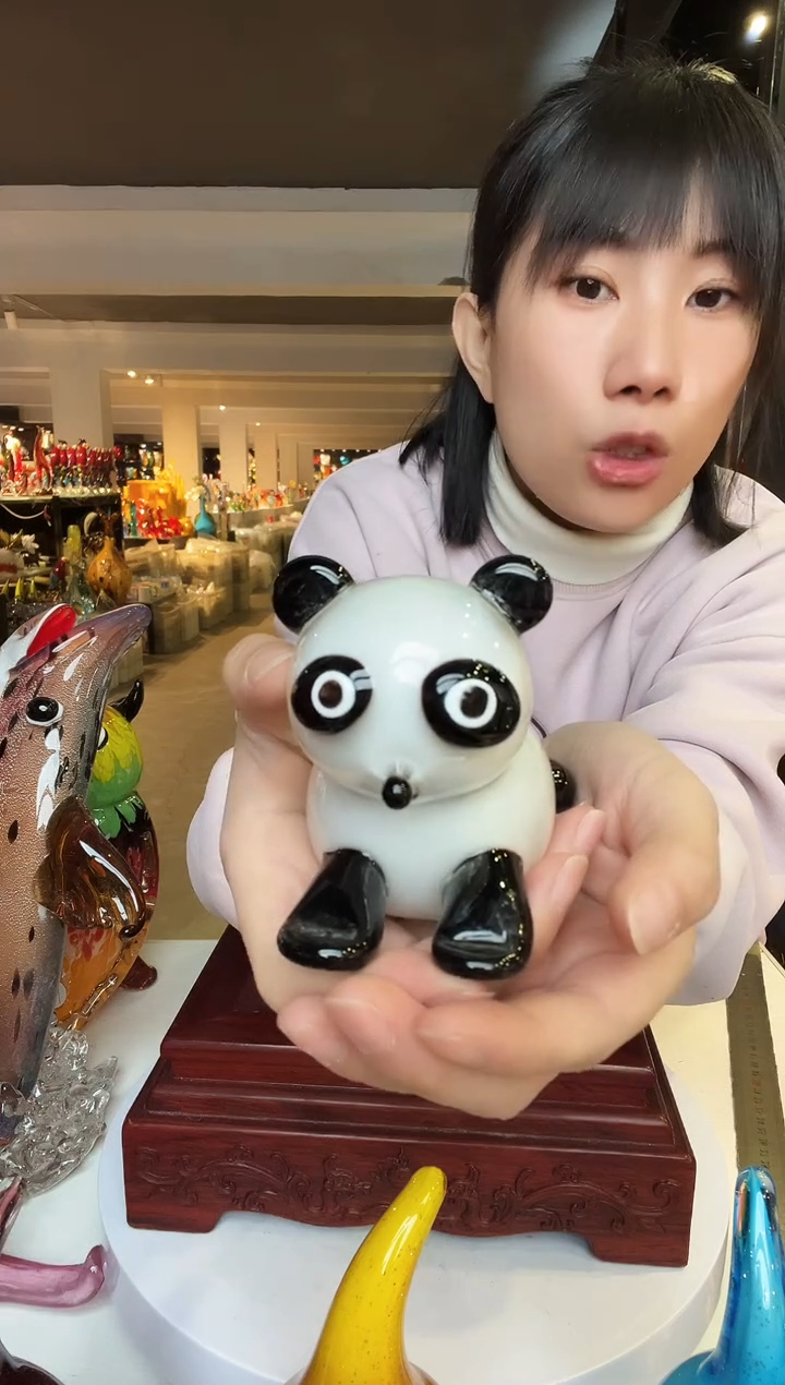 【闪购商品】茶盏琉璃摆件家居摆件