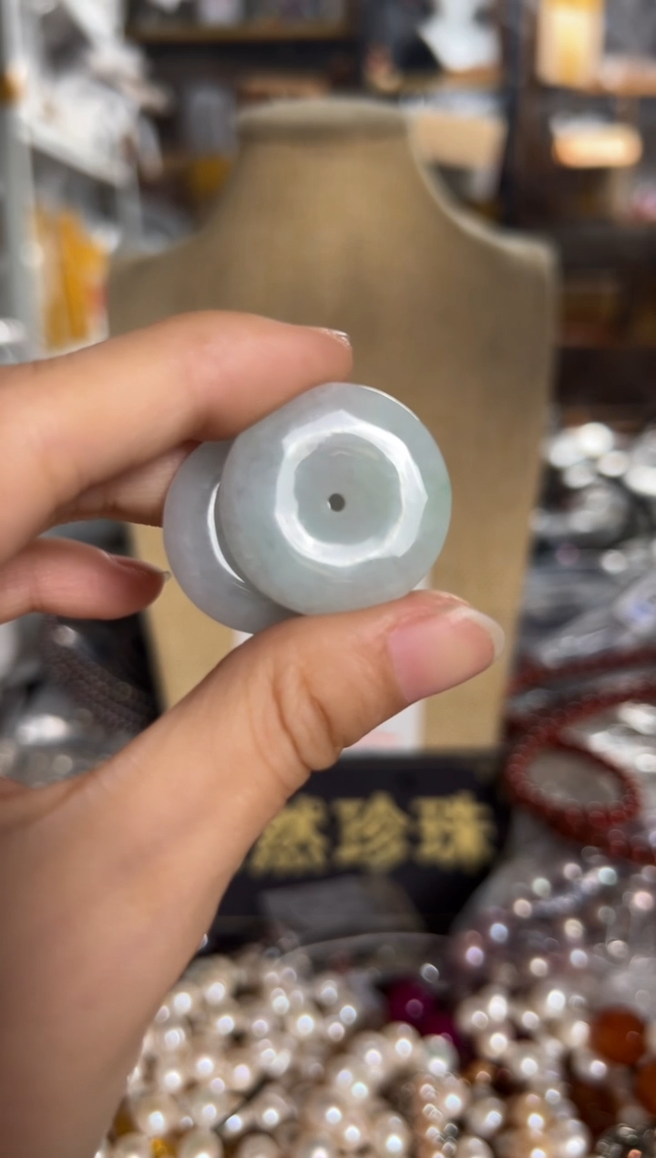 未镶嵌淡水珍珠珠宝奇石GW平安扣一个