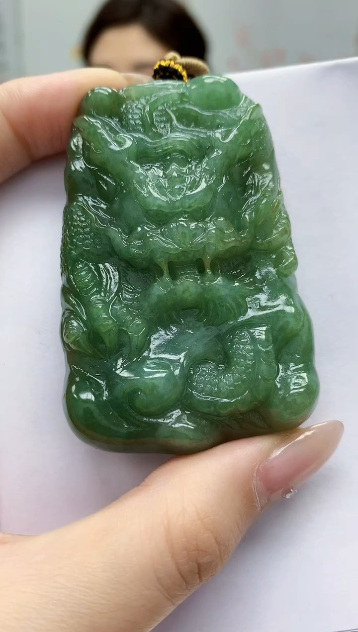 【闪购商品】定制翡翠未镶嵌4829jw-毛货挂件0