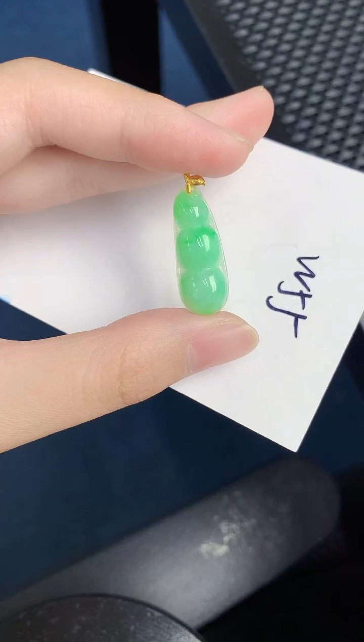 【闪购商品】翡翠颈饰18K金镶嵌0000000000