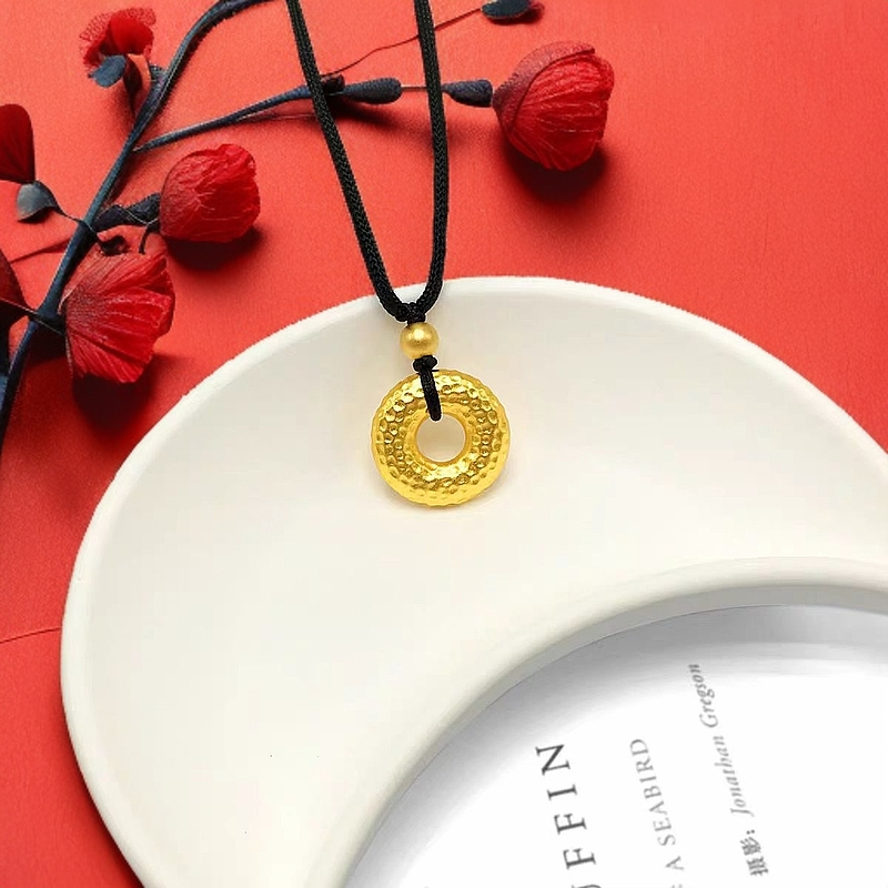 合金项链 平安扣项链新款生日情人节礼物送女友精致饰品高档传承