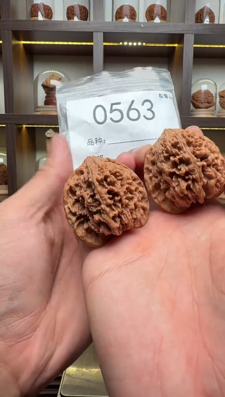 把件文玩核桃44满天星0563 52g