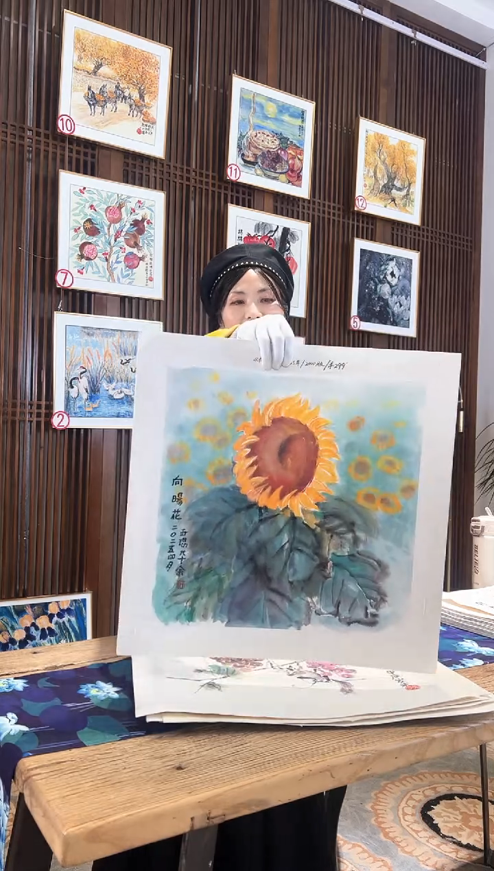 版画耿玉琨名章限量版画S