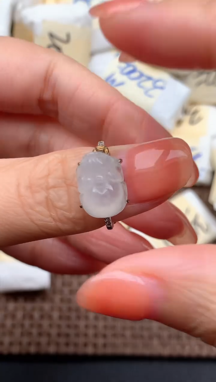银S925镶嵌挂件翡翠1