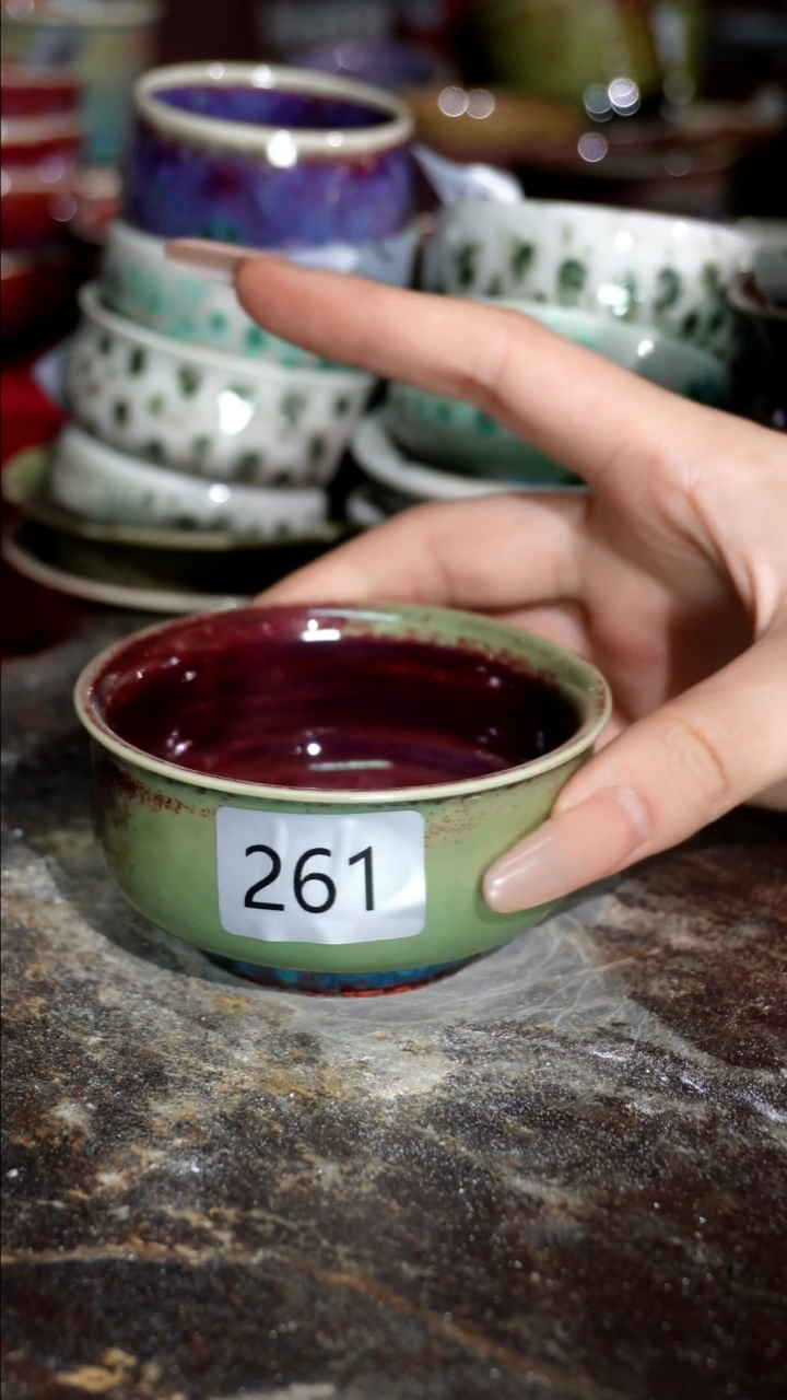 摆件精品窑变钧瓷茶器