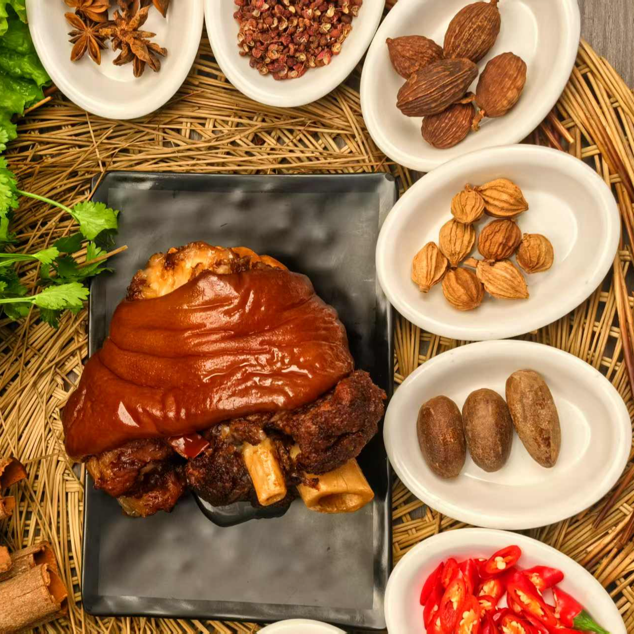 猪肘子熟食真空猪肘子700g*3袋 