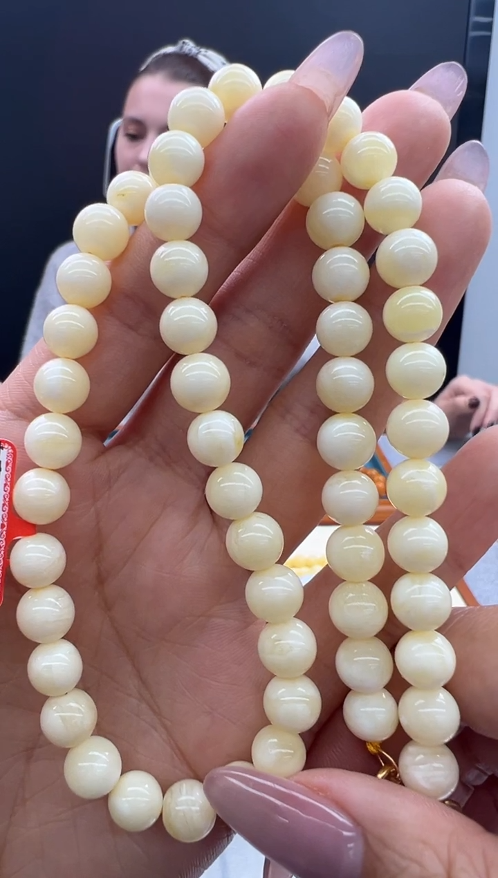【闪购商品】琥珀颈饰未镶嵌68秒拍号