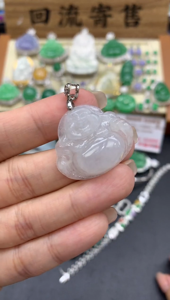 【闪购商品】翡翠颈饰18K金镶嵌495-中国好珍宝