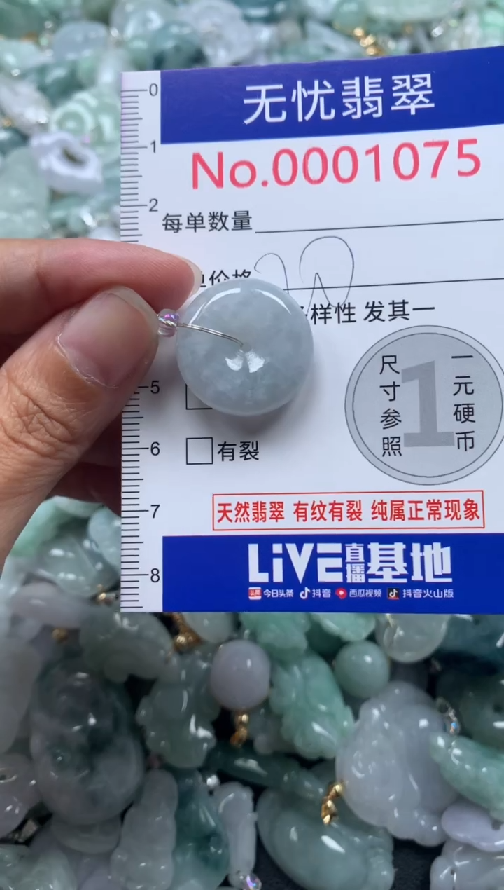 颈饰未镶嵌翡翠1075