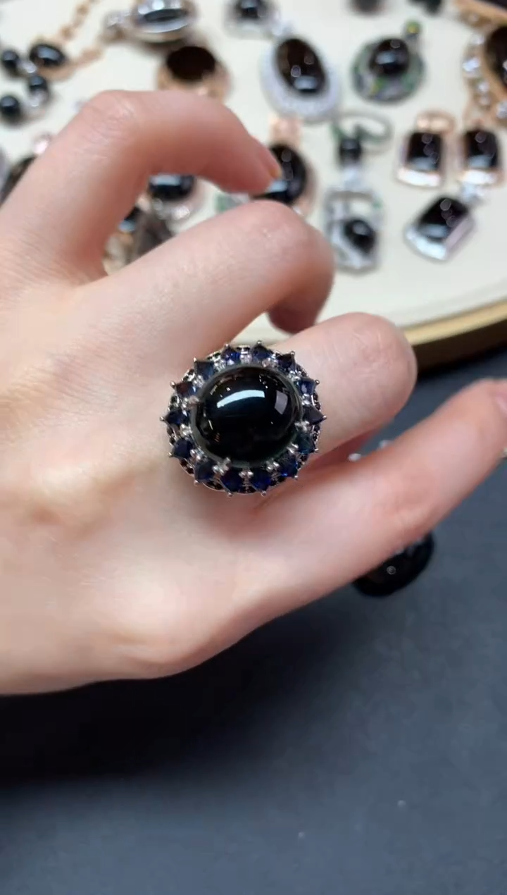 【闪购商品】翡翠戒指18K金镶嵌S143|15800