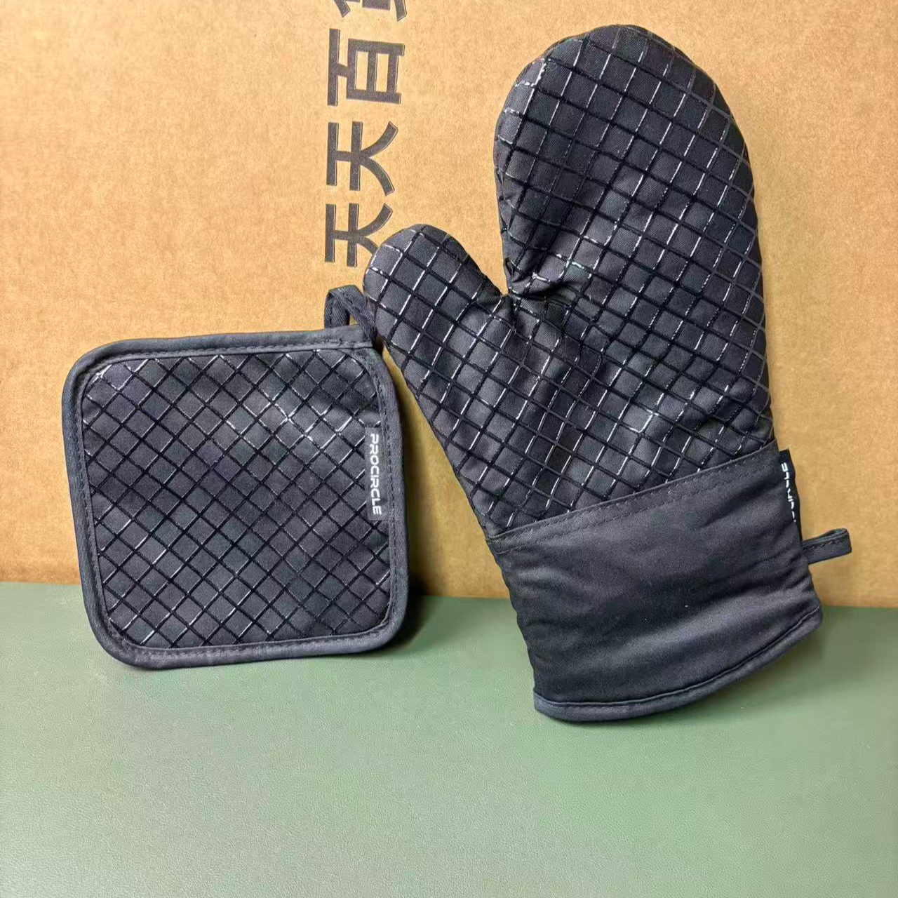 烤箱手套防烫加厚+防烫垫