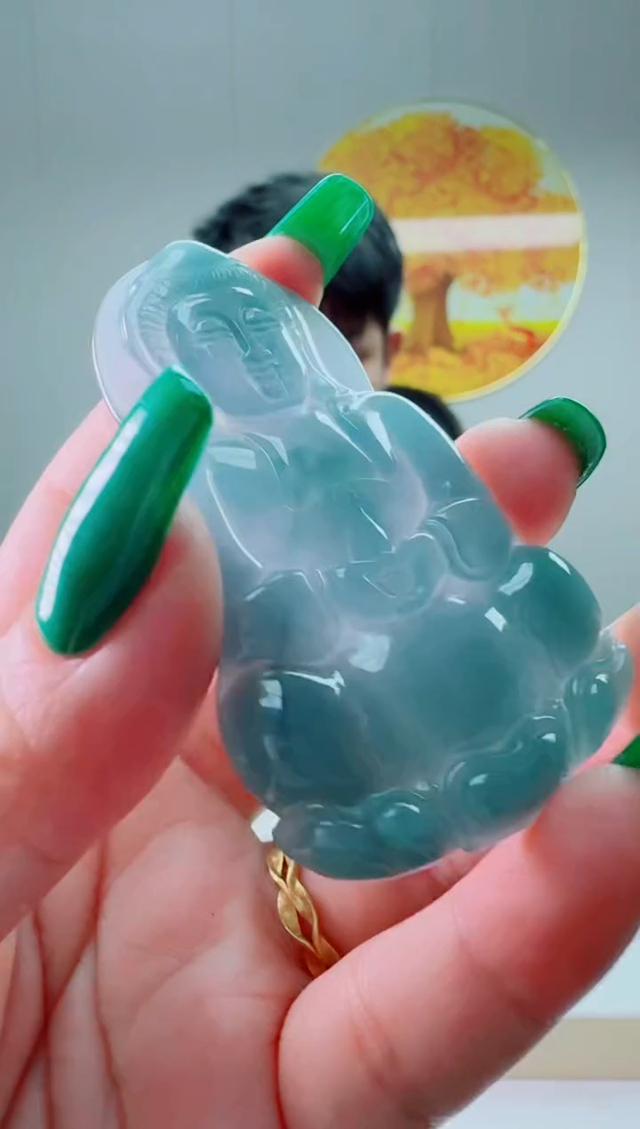 翡翠未镶嵌颈饰多样性随机发其一