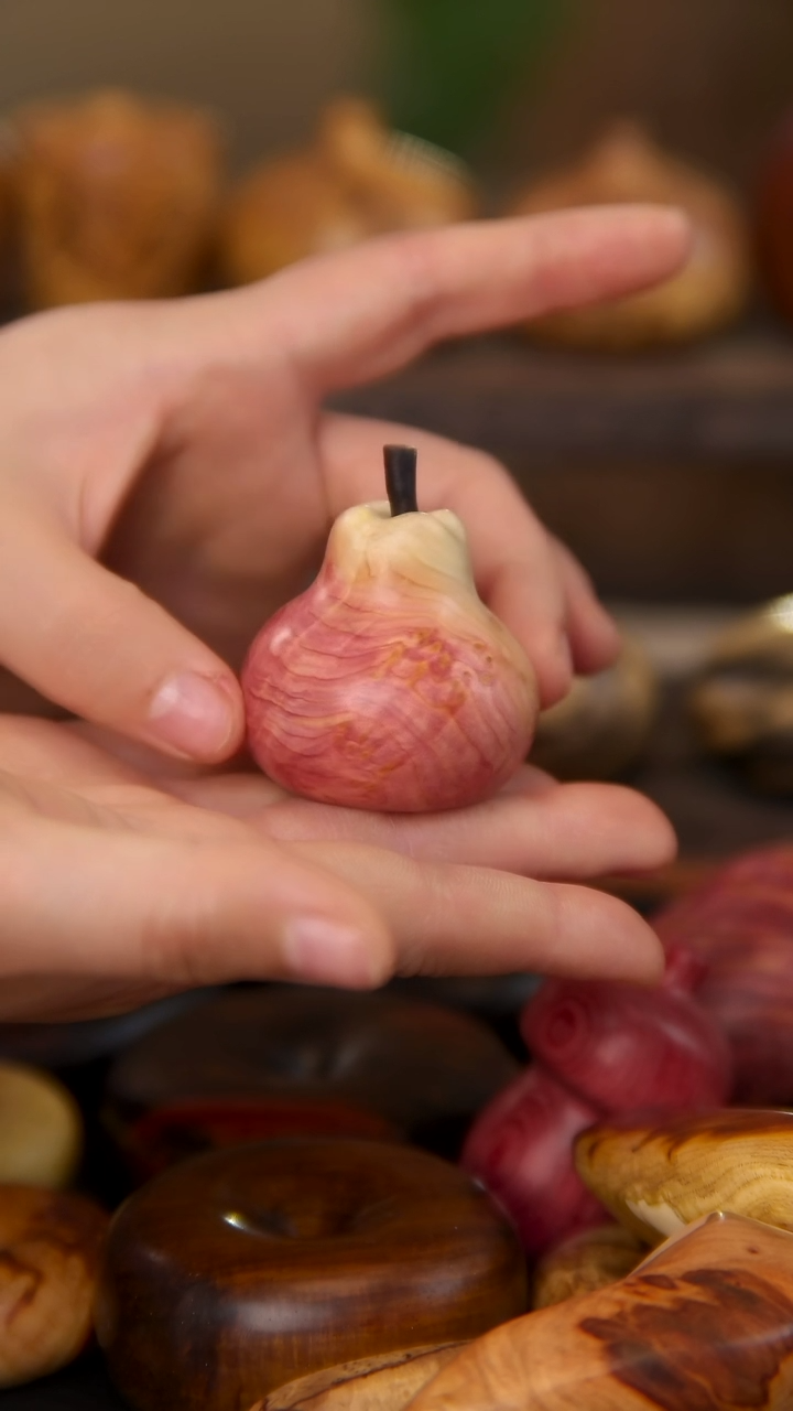 【闪购商品】木血柏俏色鸭梨手把