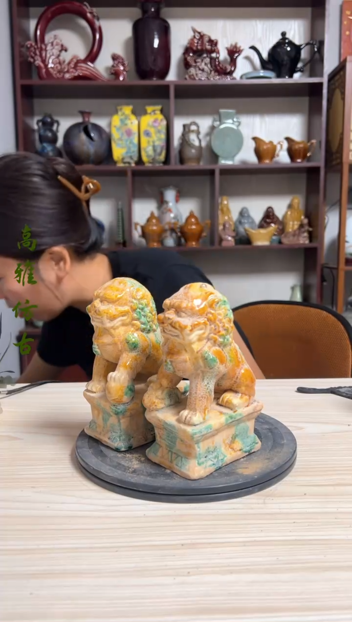 复古高雅仿古瓷器摆件