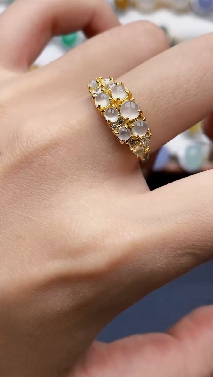 银S925镶嵌戒指翡翠1282