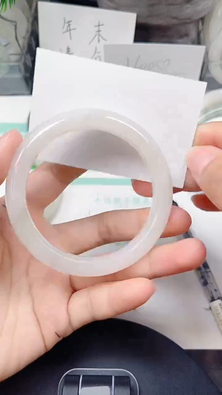 未镶嵌手镯石英质玉45-57/58