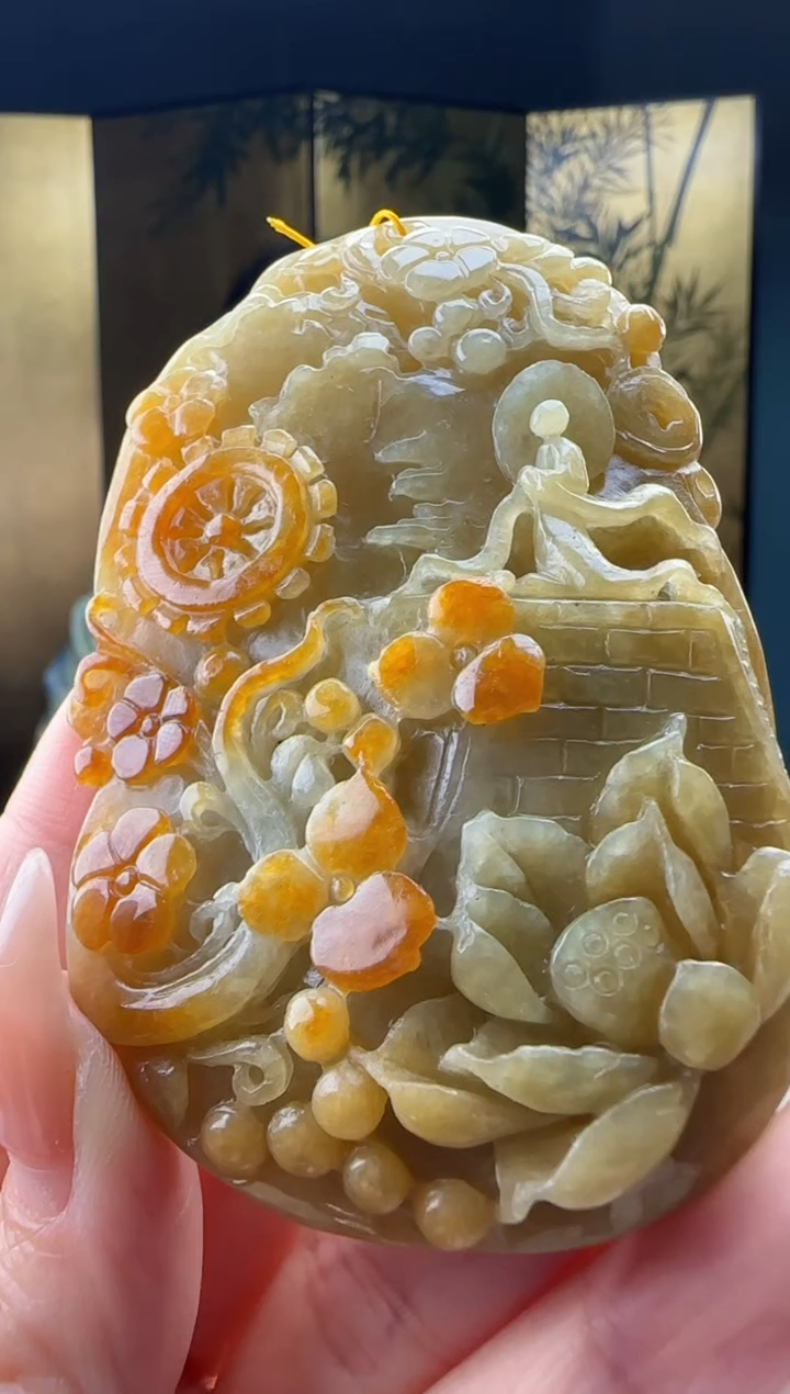 【闪购商品】翡翠颈饰未镶嵌YJ@@986532