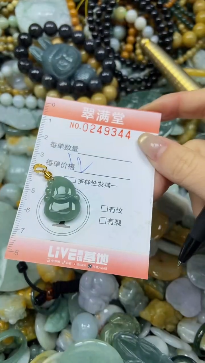 未镶嵌挂件翡翠闪购0249344