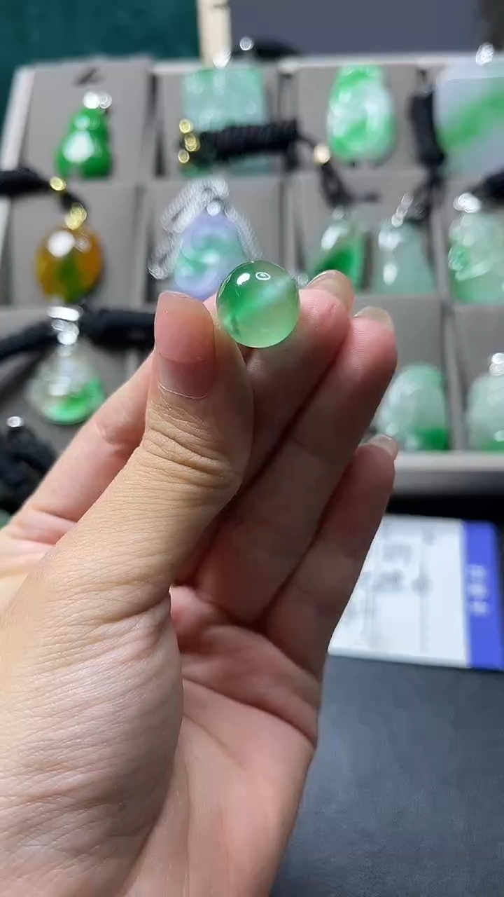 颈饰未镶嵌翡翠  所见即所得 一图一物