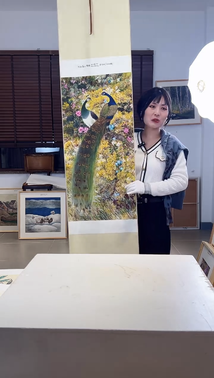 【闪购商品】版画耿玉琨限量作品亲签盖章版画S