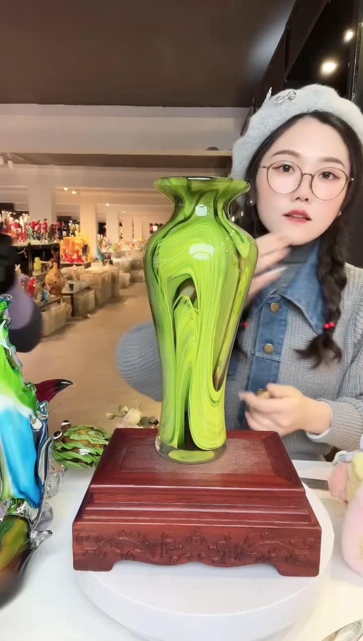 【闪购商品】茶盏琉璃摆件家居摆件