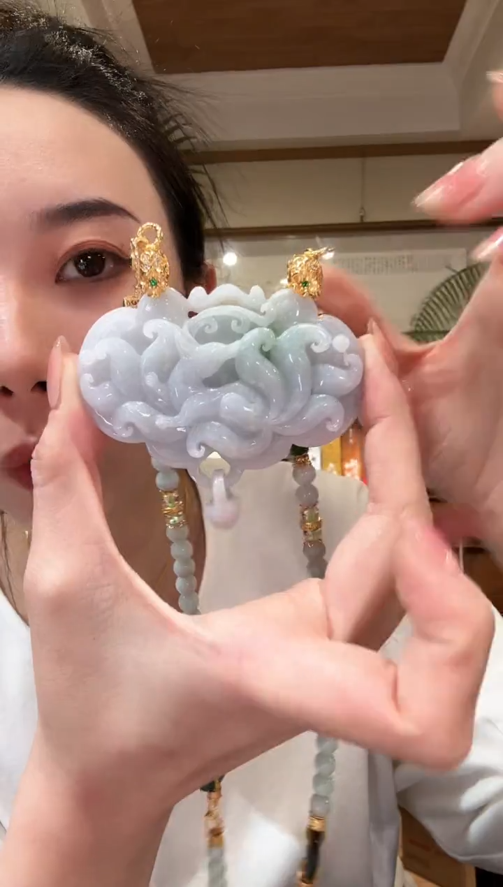 【闪购商品】翡翠颈饰未镶嵌国风