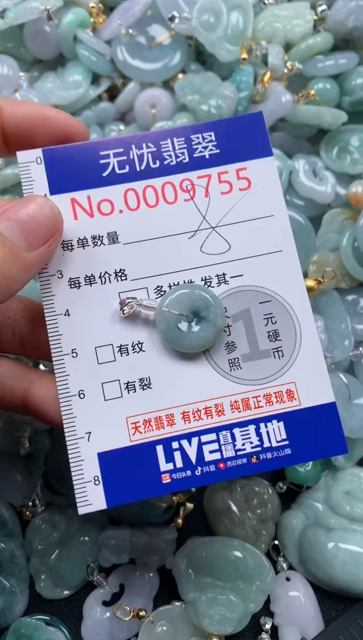 颈饰未镶嵌翡翠9755