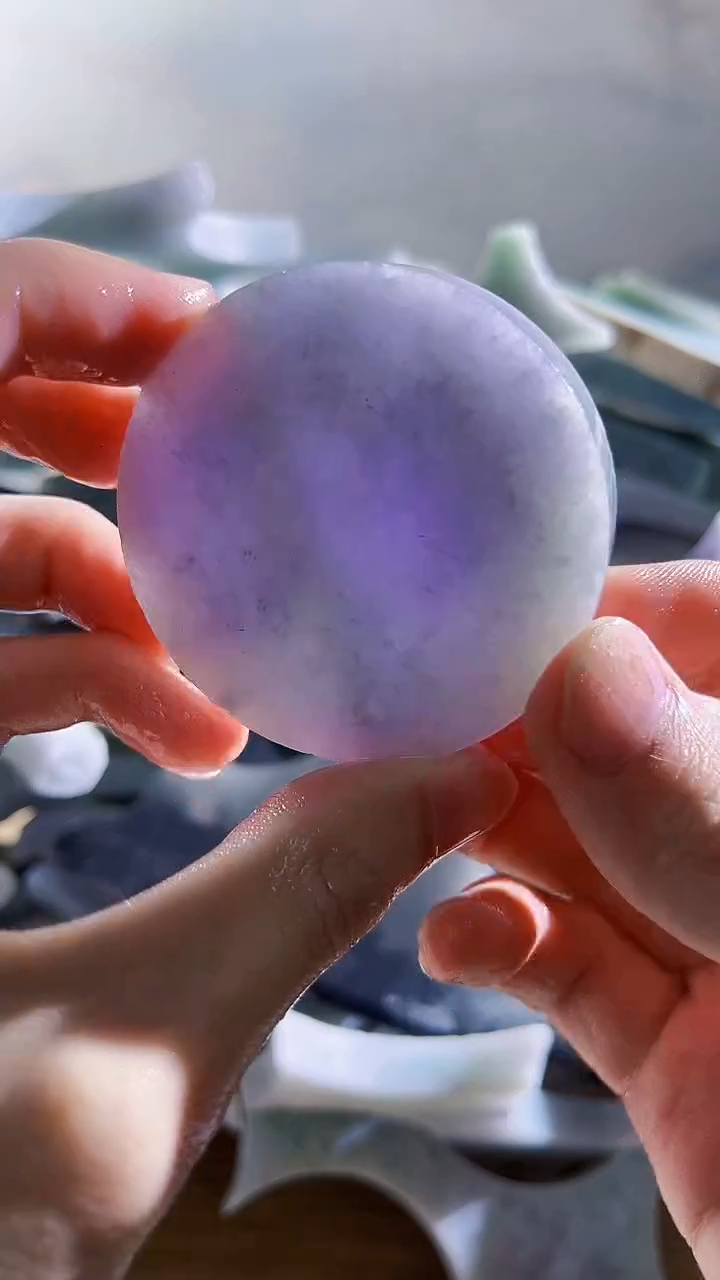 翡翠裸石缅甸翡翠A货文905