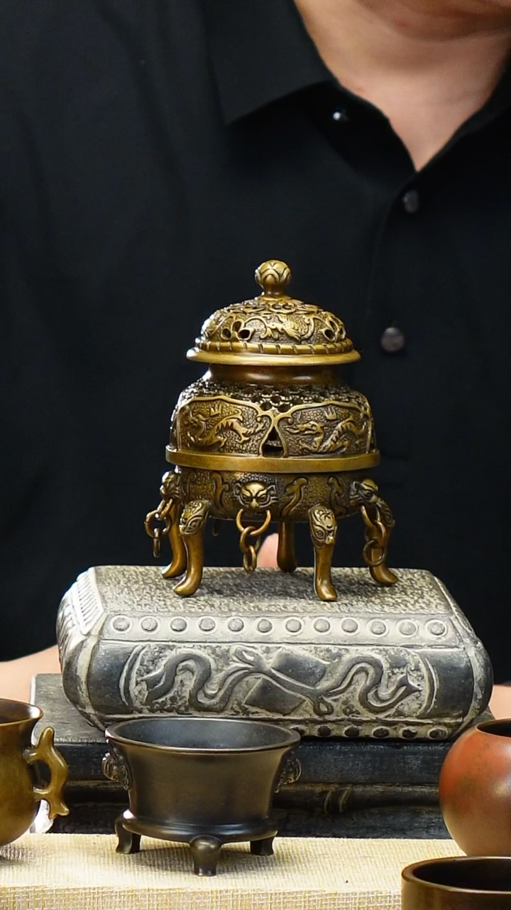 炉天下苏工迷你錾刻帝王