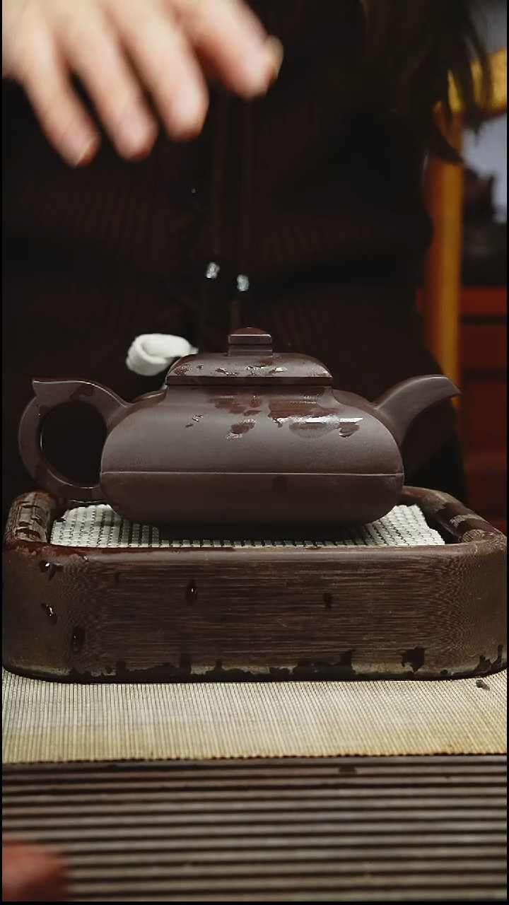 茶壶紫砂容量420毫升