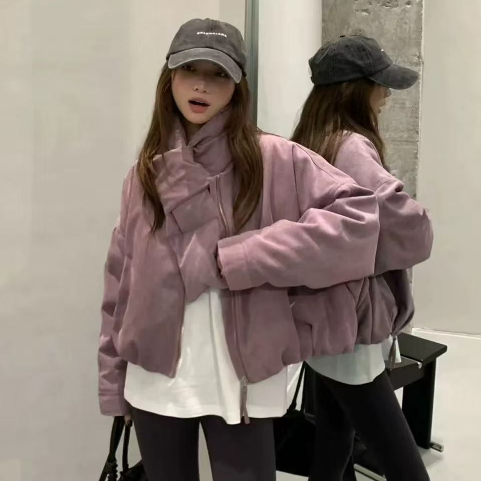 L衣长56    2810【微光情书】加厚小羽外套