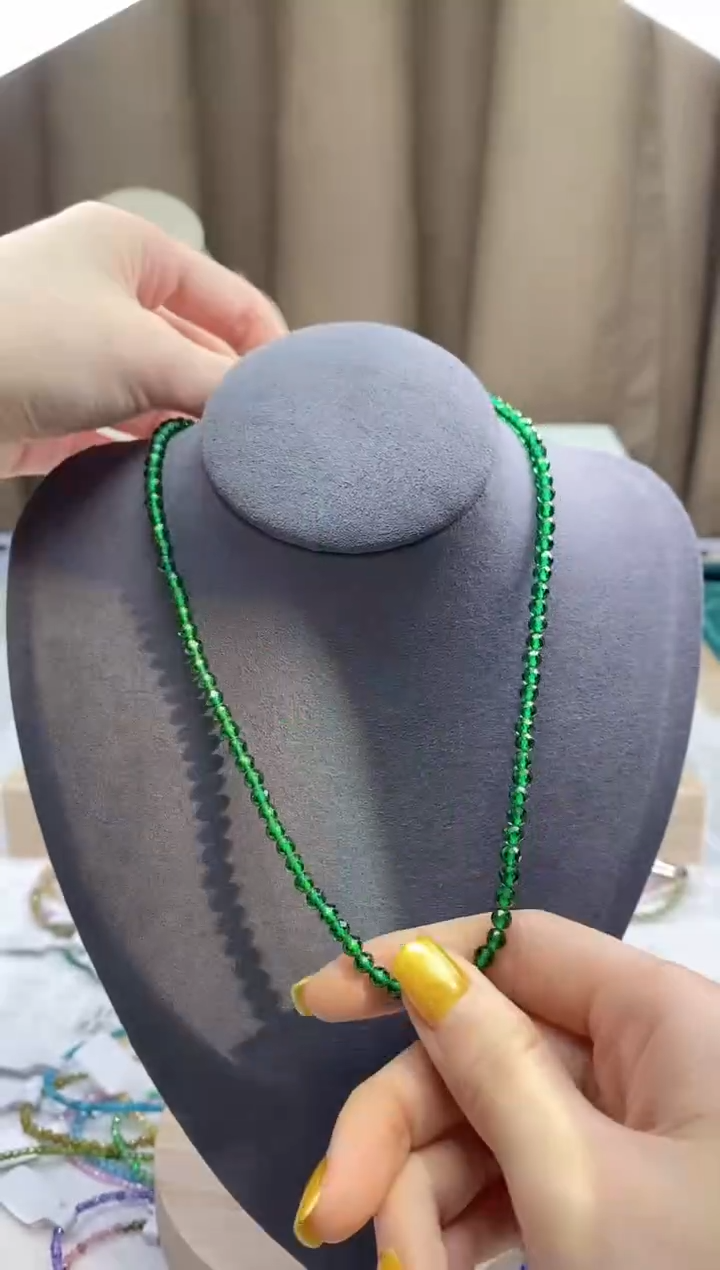 【闪购商品】透辉石项链银S925镶嵌诗颜甄选珠宝SYZB34