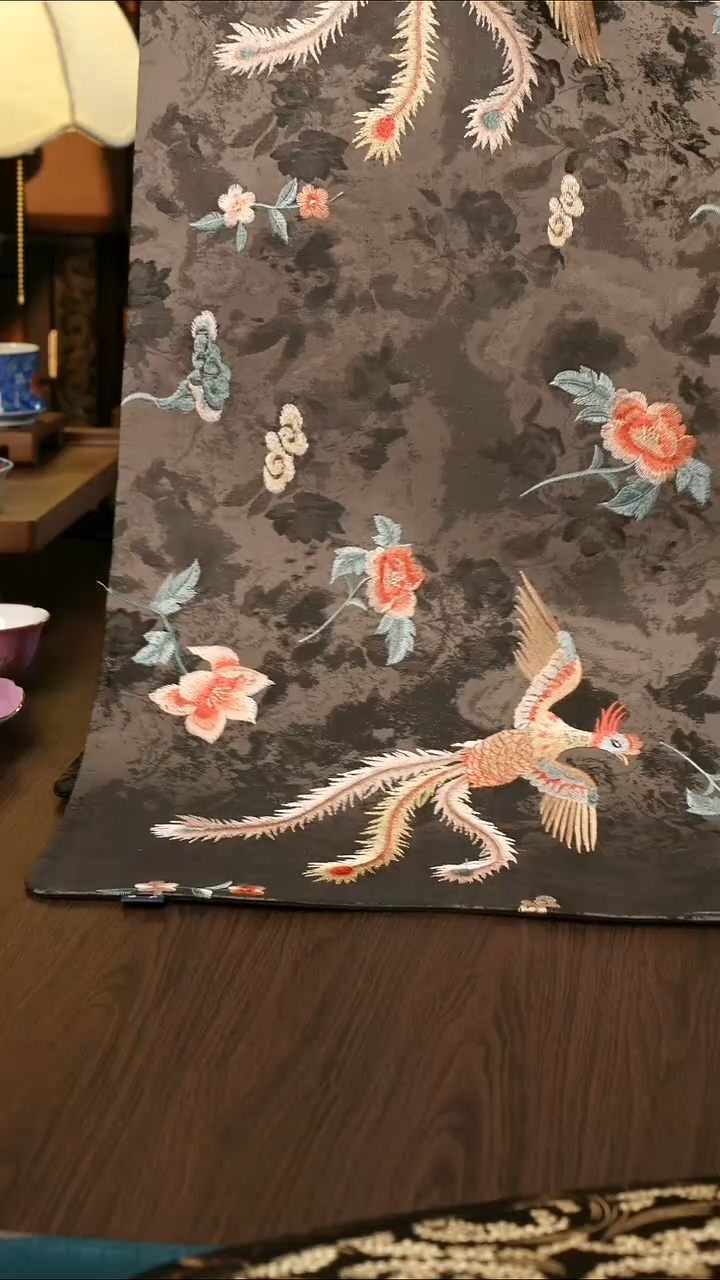 香云纱      茶席