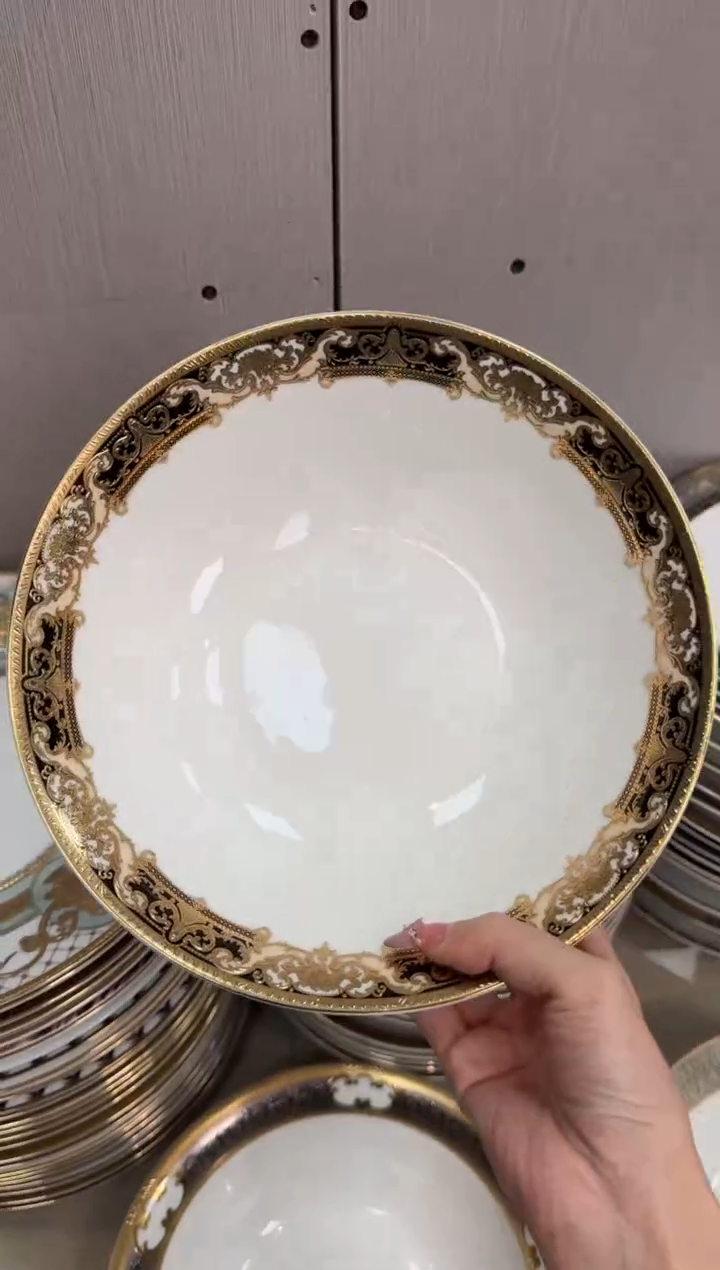 【闪购商品】瓷片9英寸汤碗 福利款 尾单