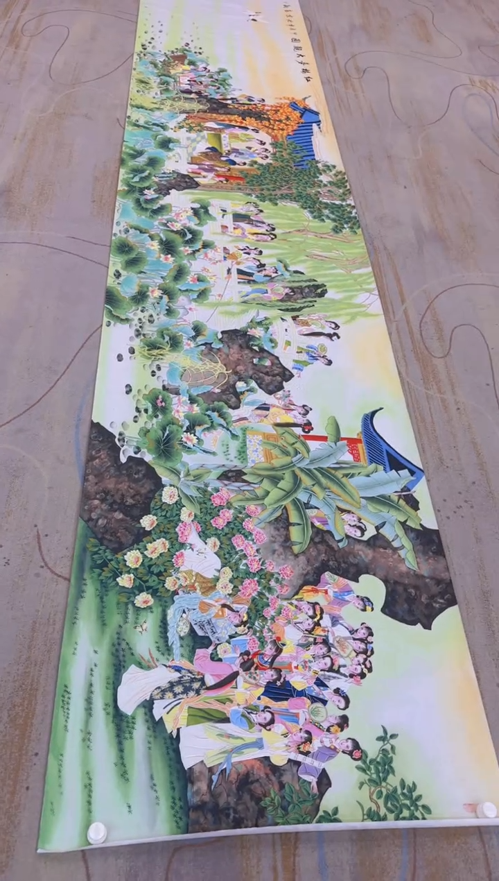 【闪购商品】国画1.31展馆-冯高翔长卷-人物132