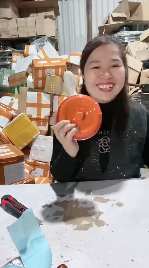 【闪购商品】瑕疵白色手把橙色盖