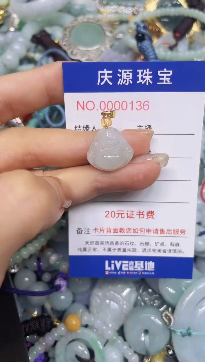 翡翠未镶嵌颈饰104