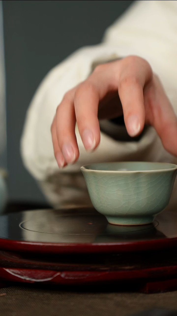 全品 仿古 花口杯  