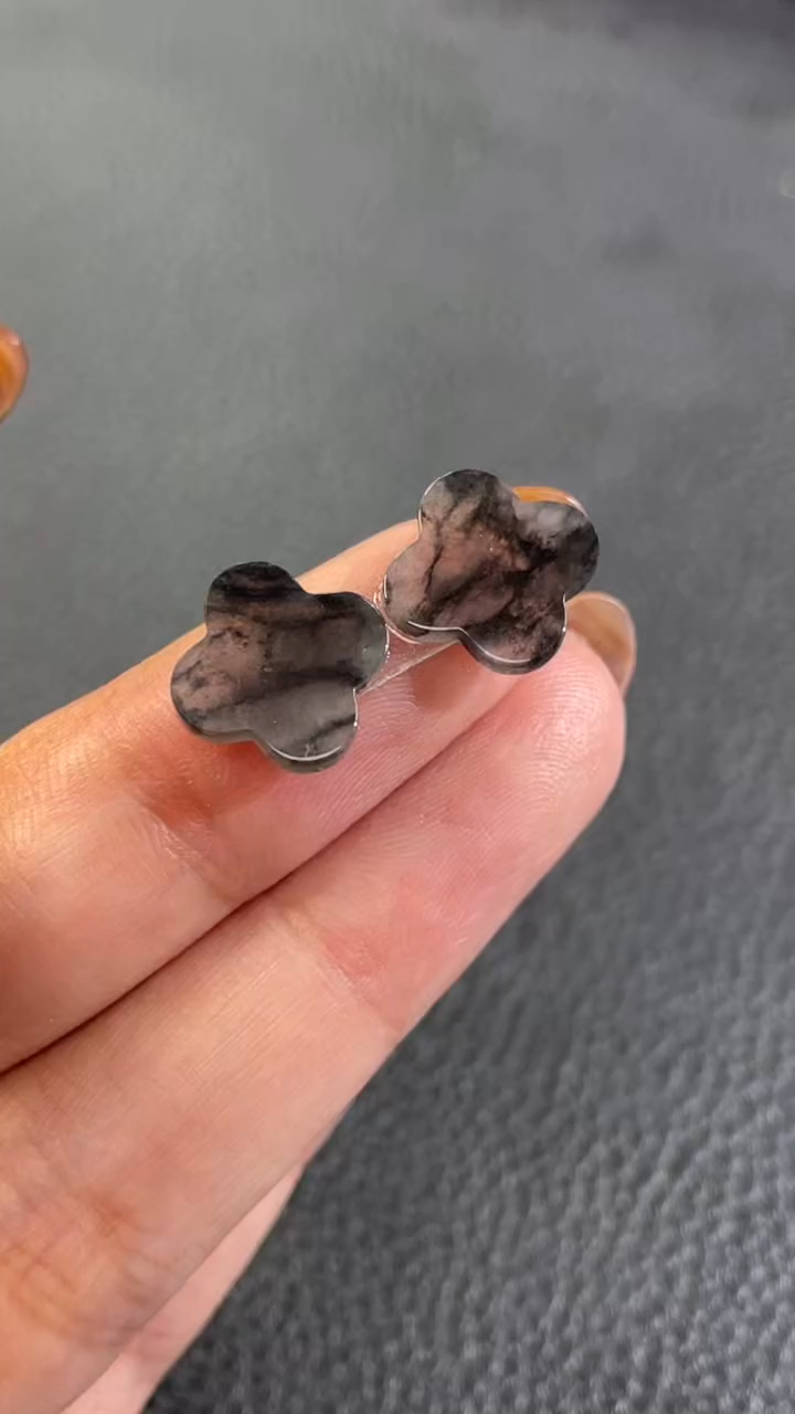 【闪购商品】定制翡翠未镶嵌冰四叶200