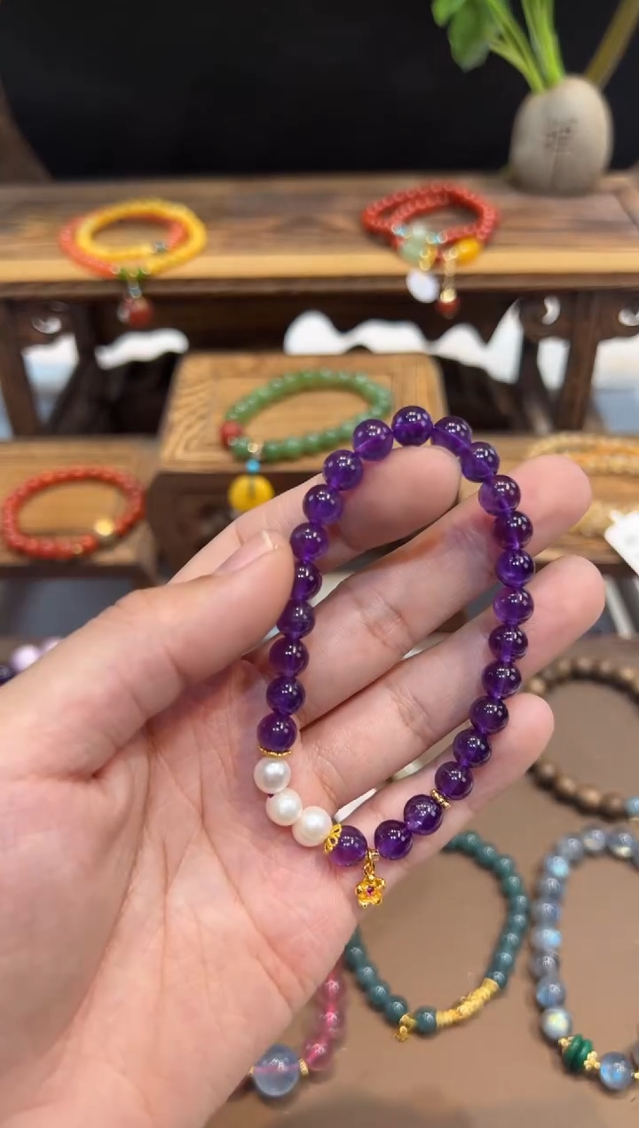 【闪购商品】水晶手绳未镶嵌@@手饰