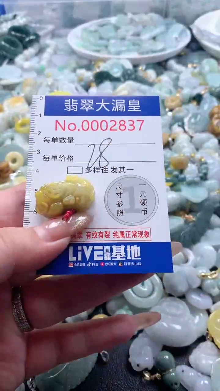 【闪购商品】翡翠吊坠(不含链)未镶嵌2837