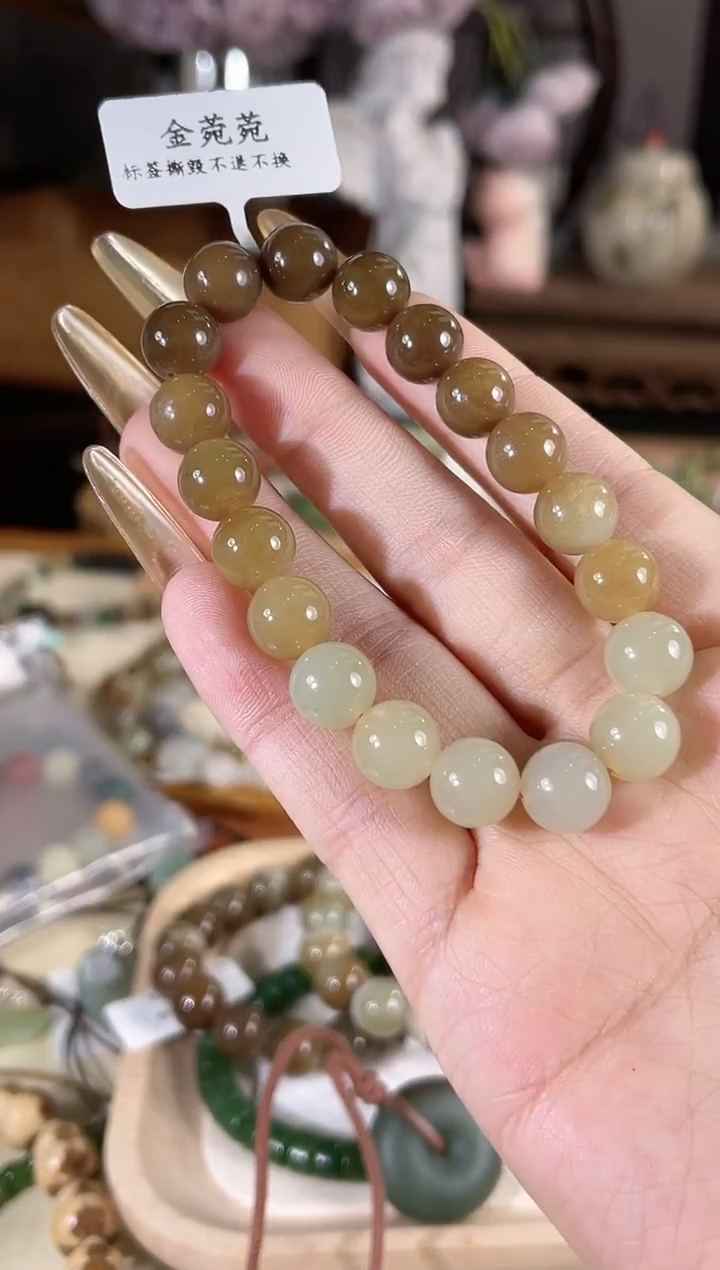 未镶嵌手链和田玉多样性发其一孤品默认微瑕