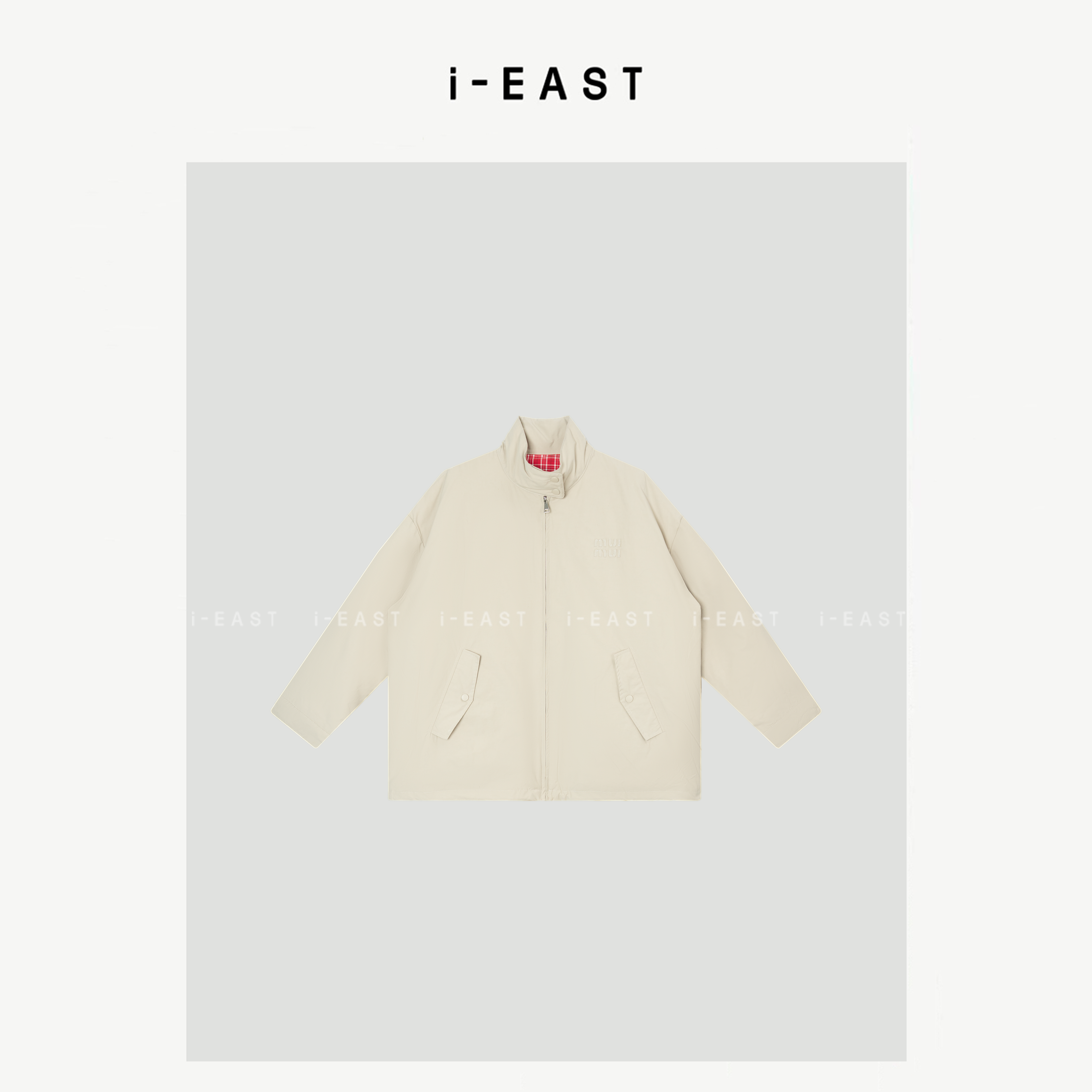 i-EAST 冬眠奶霜~秋冬极简宽松百搭羽绒服外套-5D Y25255