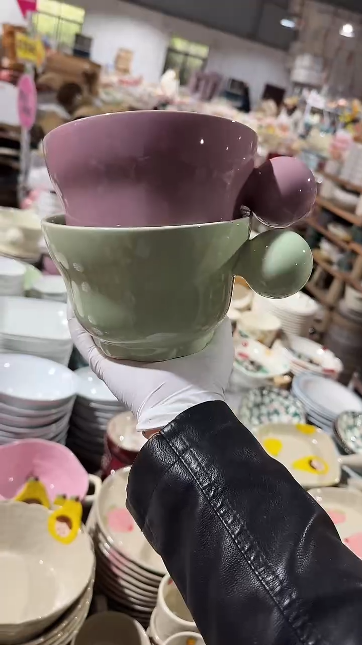 陶瓷2个杯碗 微瑕凑满20元包邮