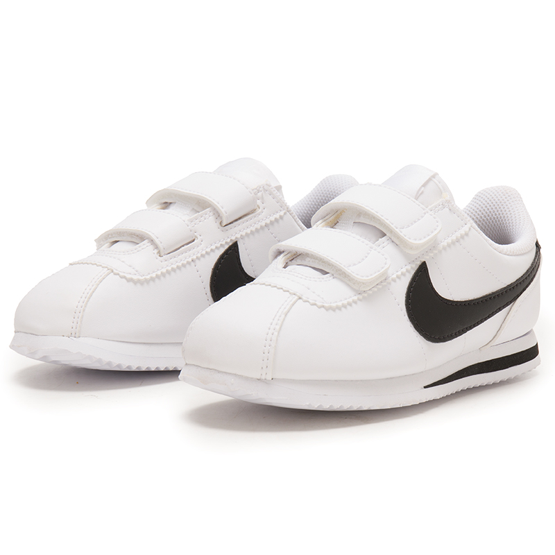 NIKE耐克童鞋新款CORTEZ BASIC SL (PSV)魔术贴低帮透气休闲板鞋