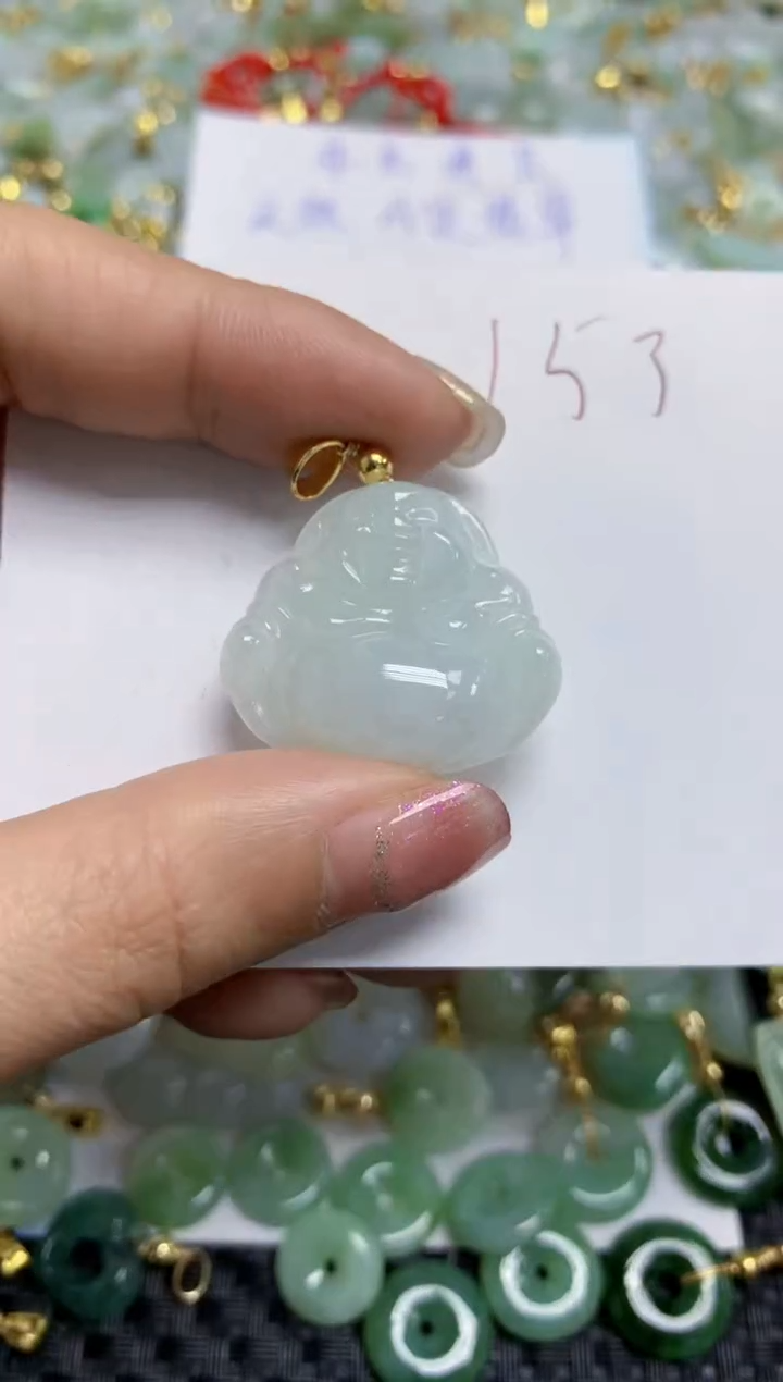 【闪购商品】翡翠颈饰合金天然A货翡翠